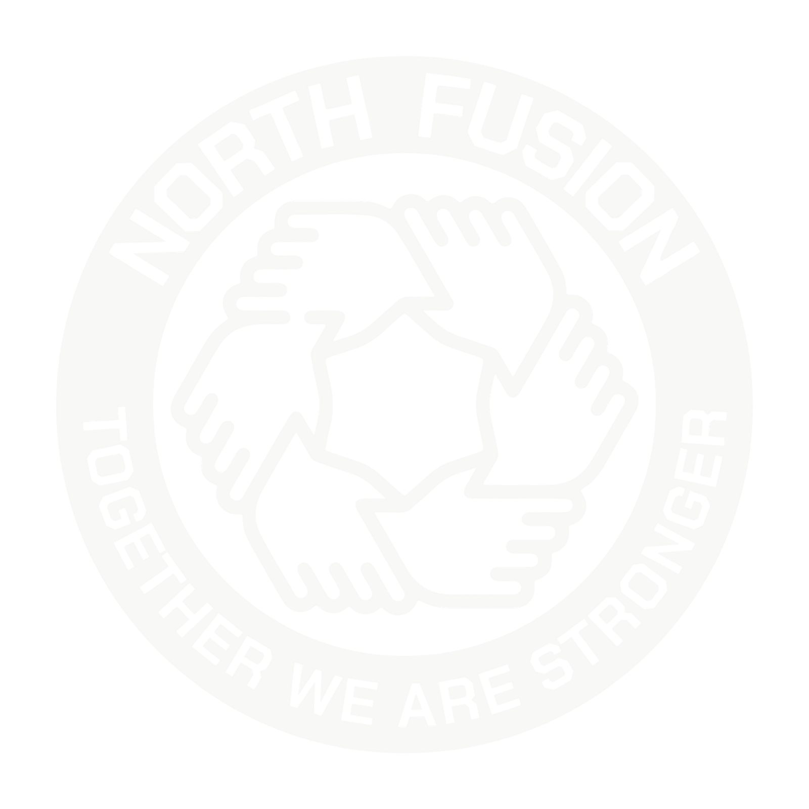לוגו בהיר - Fusion BJJ Haifa - LOGO White