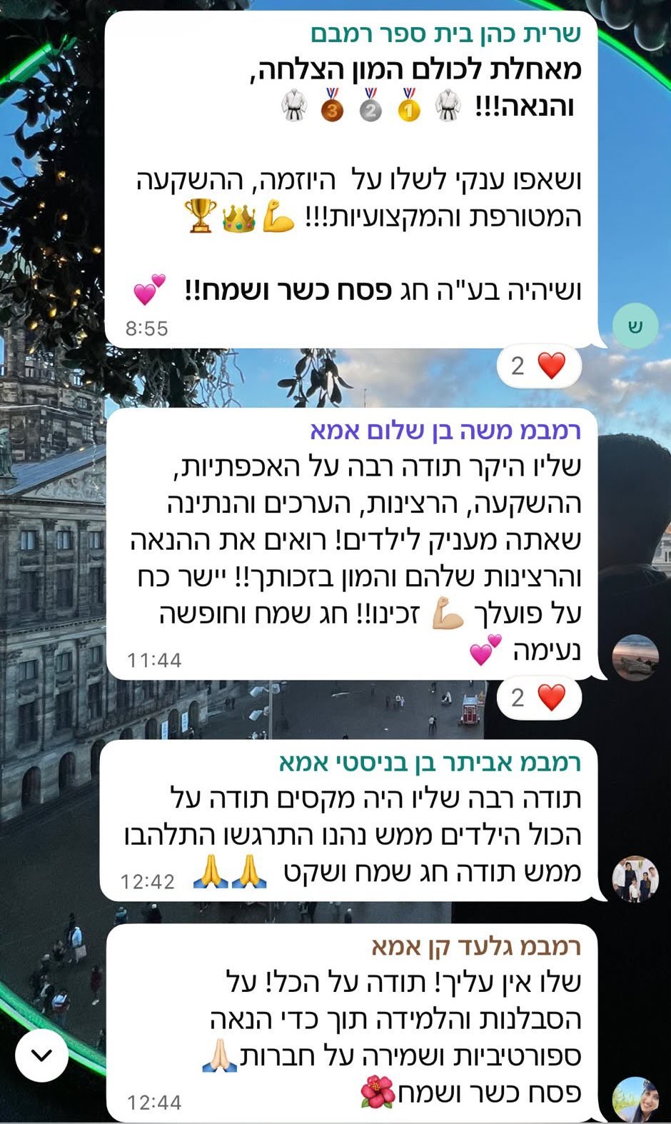 הורים מפרגנים למאמן שלו אלנברג על היוזמה וההשקעה - Fusion BJJ חיפה